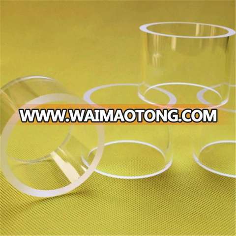 UV reflect Transparent Quartz Glass Tube